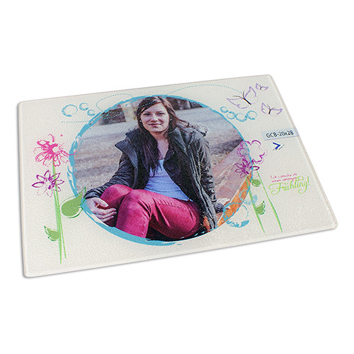 Glas-Schneidebrett strukturiert | Sublimation