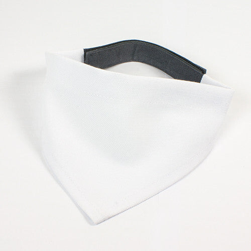 Sublistar® Hundehalstuch weiß mit Klettverschluss | Größe L | Sublimation